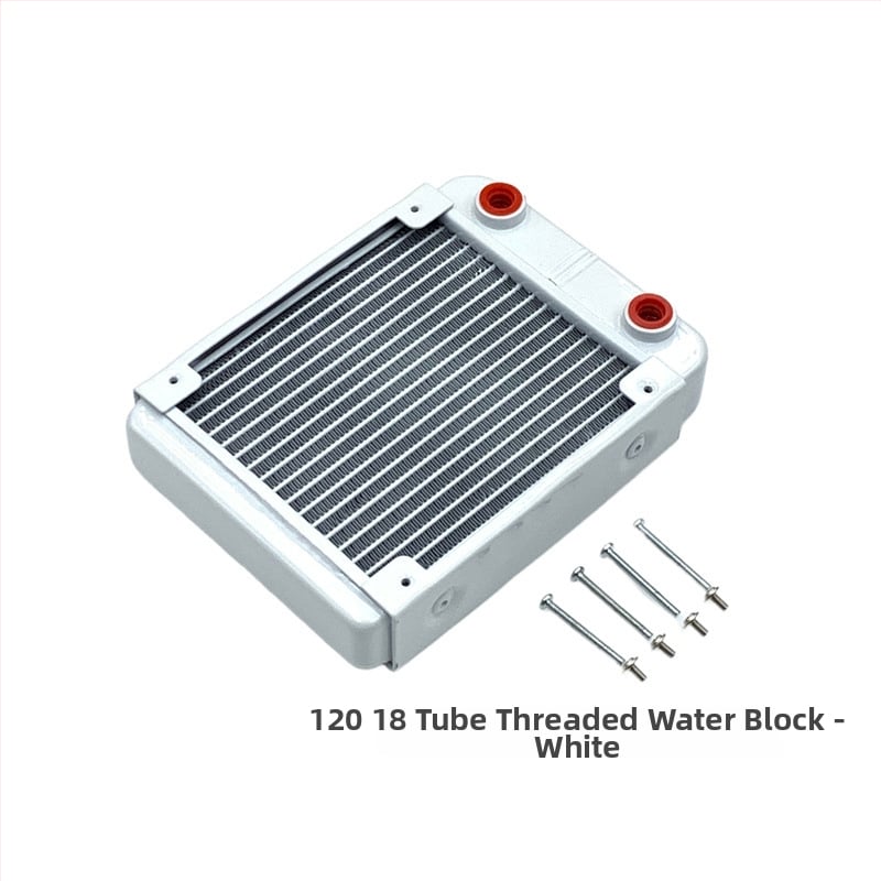 Αλουμινένιος ψύκτης νερού για βιομηχανικούς Η/Υ, ψύξη με σωληνώσεις, συμβατός με συστήματα υδροψύξης