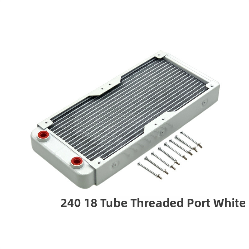 Αλουμινένιος ψύκτης νερού για βιομηχανικούς Η/Υ, ψύξη με σωληνώσεις, συμβατός με συστήματα υδροψύξης