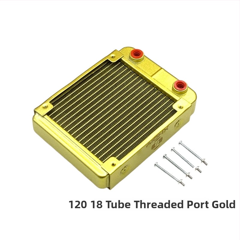 Αλουμινένιος ψύκτης νερού για βιομηχανικούς Η/Υ, ψύξη με σωληνώσεις, συμβατός με συστήματα υδροψύξης