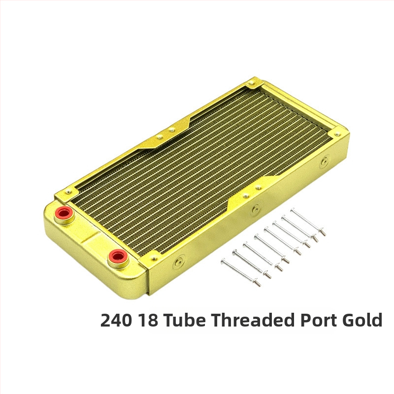 Αλουμινένιος ψύκτης νερού για βιομηχανικούς Η/Υ, ψύξη με σωληνώσεις, συμβατός με συστήματα υδροψύξης