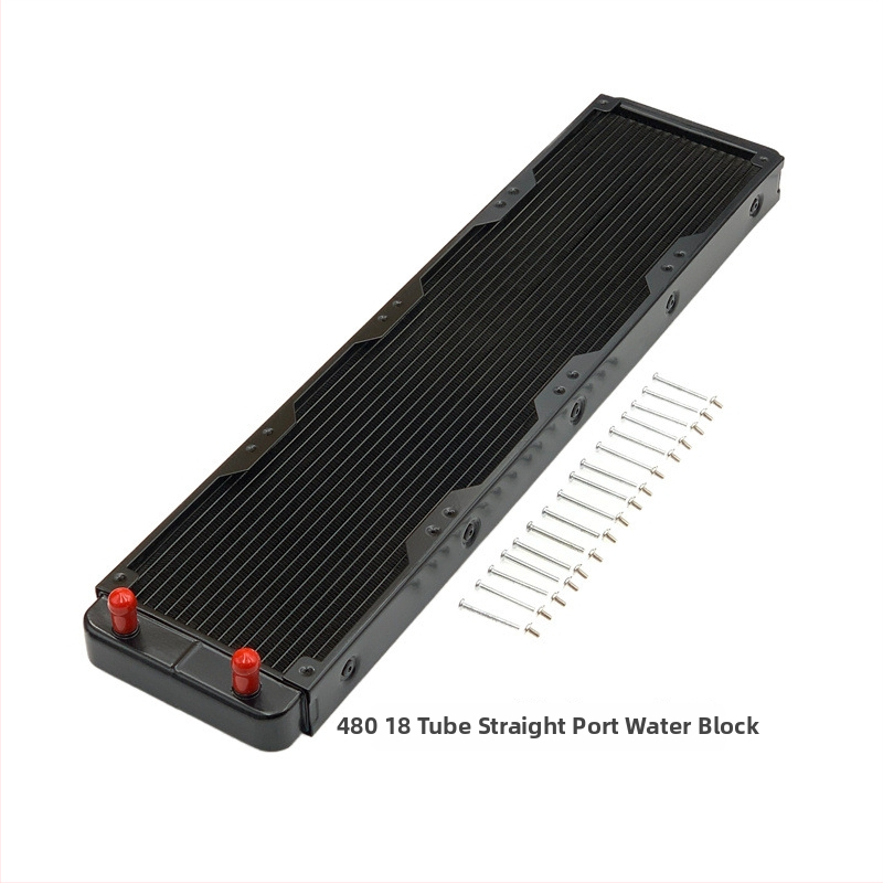 Αλουμινένιος ψύκτης νερού για βιομηχανικούς Η/Υ, ψύξη με σωληνώσεις, συμβατός με συστήματα υδροψύξης