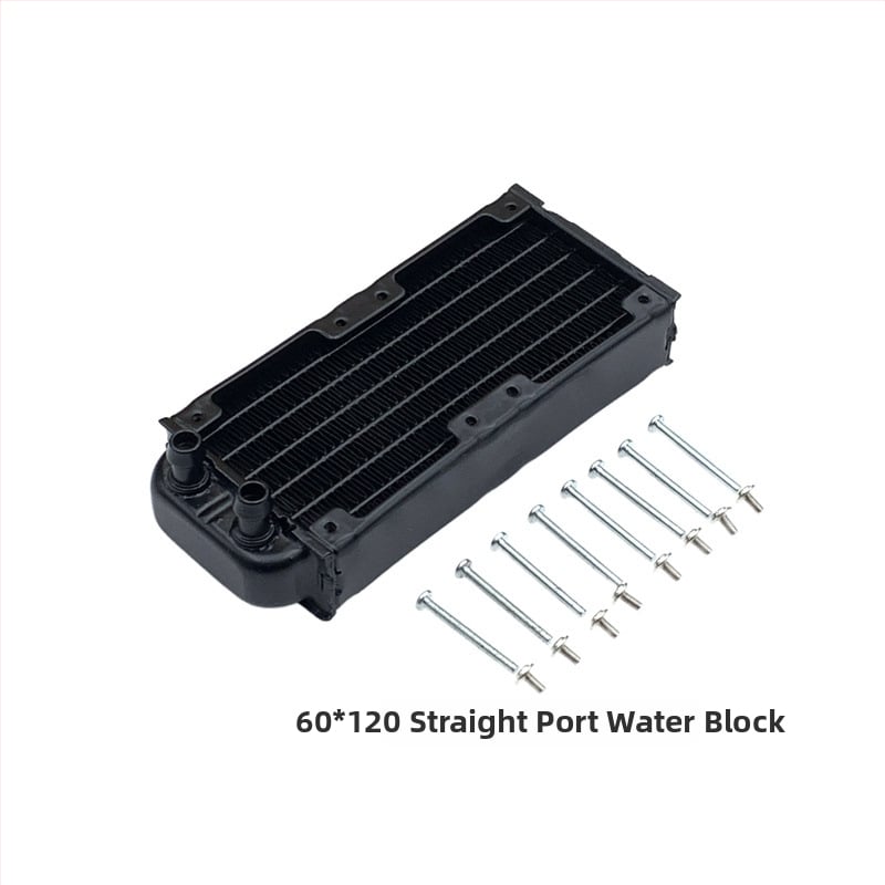 Αλουμινένιος ψύκτης νερού για βιομηχανικούς Η/Υ, ψύξη με σωληνώσεις, συμβατός με συστήματα υδροψύξης