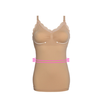 Sutien de alăptare pentru gravide, lung, fără sârmă, fără cusături, cu inserții, nailon 80–90%