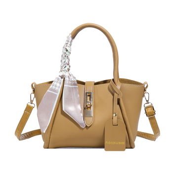 Geantă bucket în stil street, material PU, închidere cu lacăt, buzunar intern pentru telefon, vara 2025