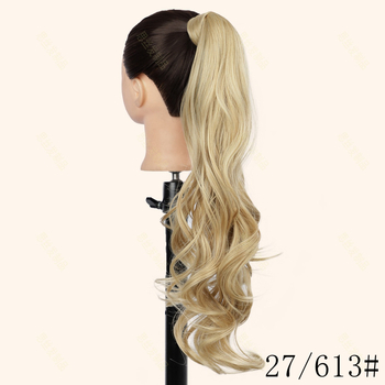 Perucă coadă de cal cu sârmă, extensie wrap-around pentru femei, model SN301, sârmă rezistentă la temperaturi înalte