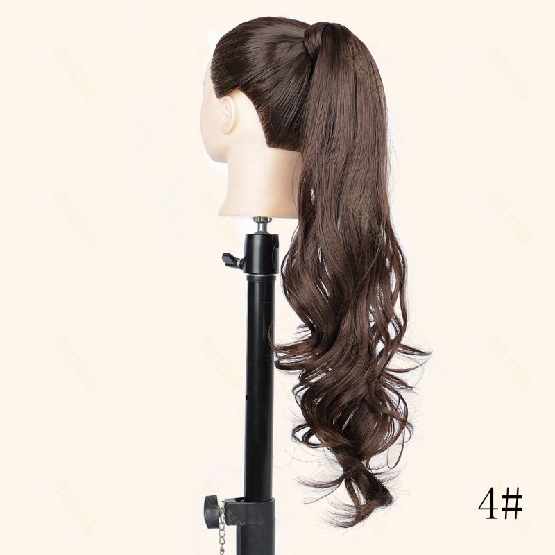 Perucă coadă de cal cu sârmă, extensie wrap-around pentru femei, model SN301, sârmă rezistentă la temperaturi înalte