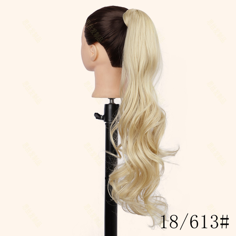 Perucă coadă de cal cu sârmă, extensie wrap-around pentru femei, model SN301, sârmă rezistentă la temperaturi înalte