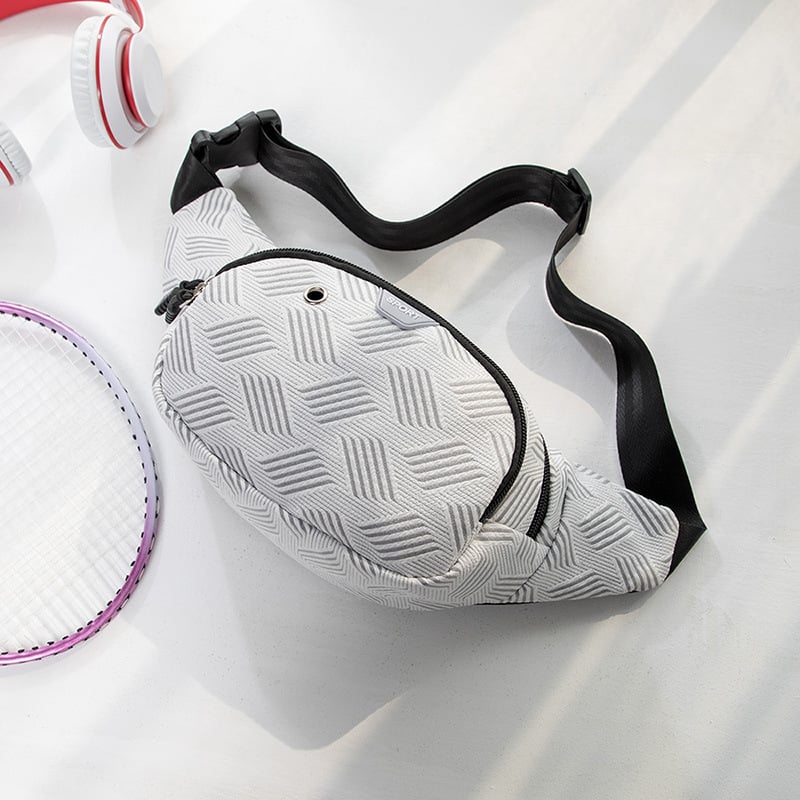 Geantă de talie sport, din material Oxford, respirabilă, impermeabilă, ultra ușoară, rezistentă la uzură