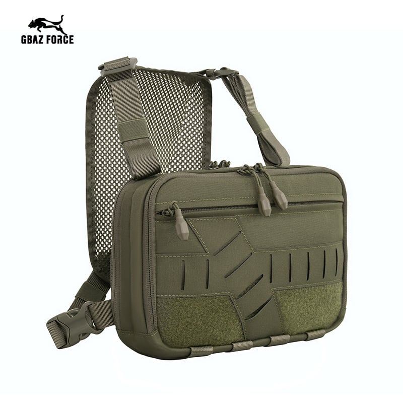 Gaf MOLLE levehető pisztolytok beépített telefontokt, Faraday tok a mellényen a rejtett hordozáshoz, vízálló nylon