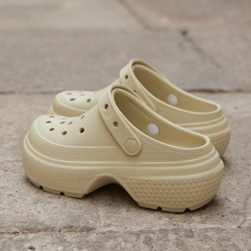 Ženske Crocs stil sandale za plažu, s debelim potplatom, protuklizne, 5 cm podizanje, EVA gornji dio i đon, prozračne