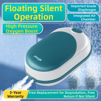 Jingye akvárium oxigénpumpa - dupla nyílású, energiatakarékos és csendes