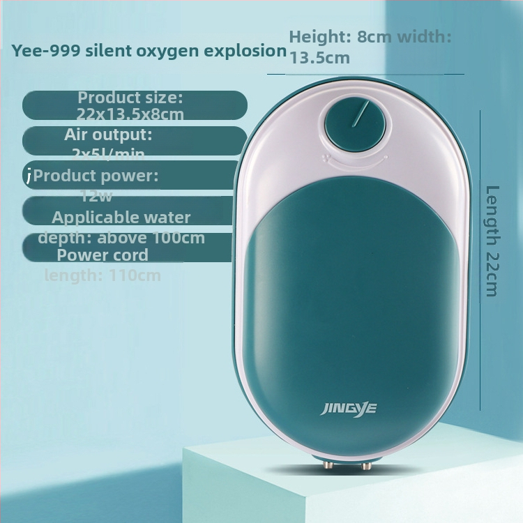 Jingye akvárium oxigénpumpa - dupla nyílású, energiatakarékos és csendes