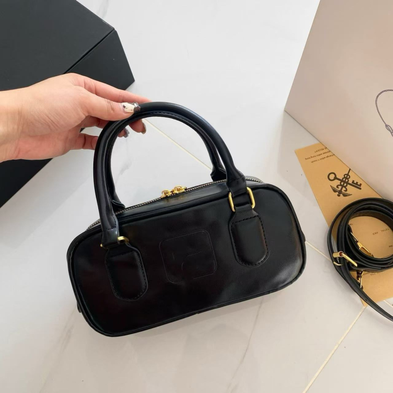 Crossbody torba za rame – PU materijal, horizontalni kvadratni oblik, zatvarač, unutarnji džep za telefon, poliester podstava
