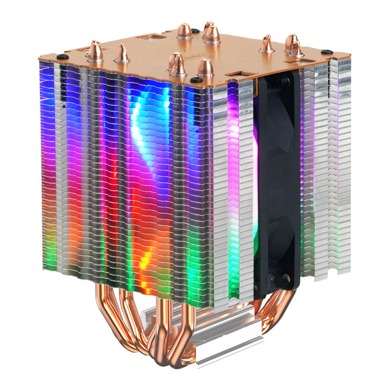 Ψύκτης CPU με 6 θερμικούς σωλήνες, αλουμινένια κατασκευή, υδραυλικό ρουλεμάν, 2000 RPM, θόρυβος 20 dB