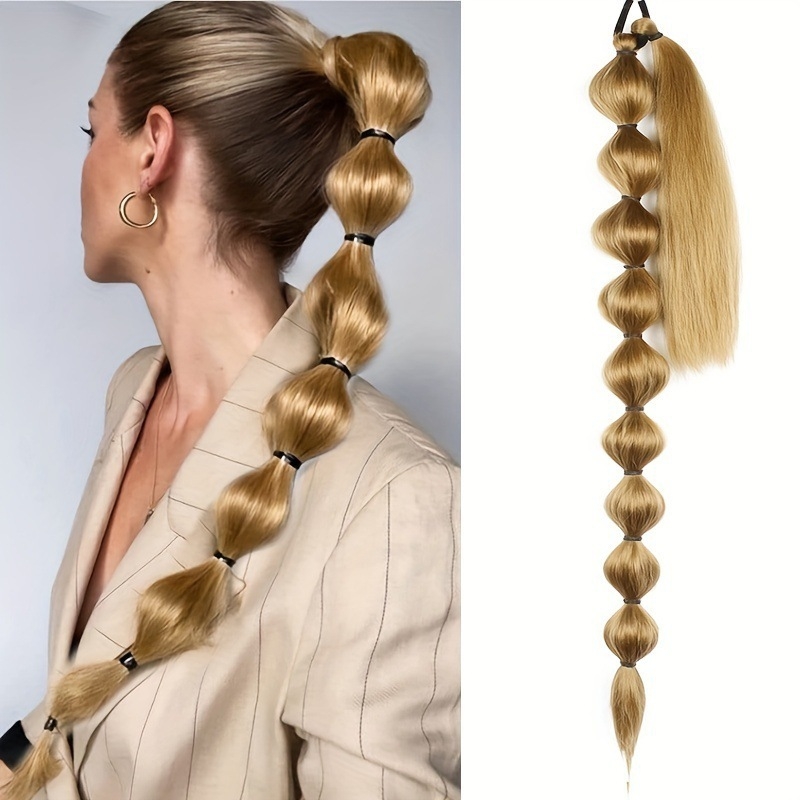 Ponytail perika – snop kose, toplinski otporna žica, model SW259, za žene, može se bojiti i kovrčati