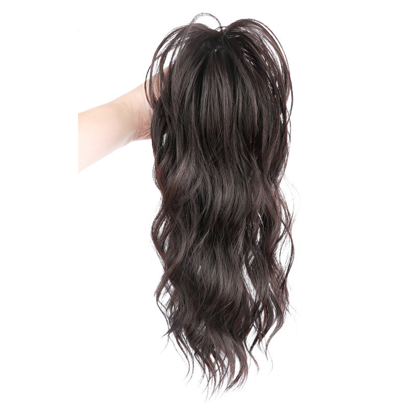 Clip-in perika s visokim repom i kovrčavom kosom u vodopadnom stilu (Model: Waterfall Hair; Materijal: Kasi/Kanikaren; Tehnologija: Mehanizam; Boja: Ne može se obojiti)