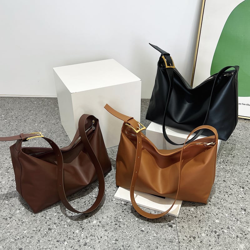 Tote torba od PU materijala, gradski street style, zatvarač, poliester podstava, horizontalni kvadratni oblik