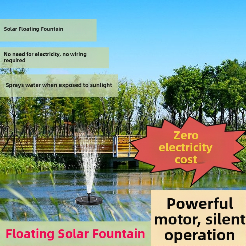 Fântână decorativă pentru iaz exterior cu spray combinat și oxigenare a apei