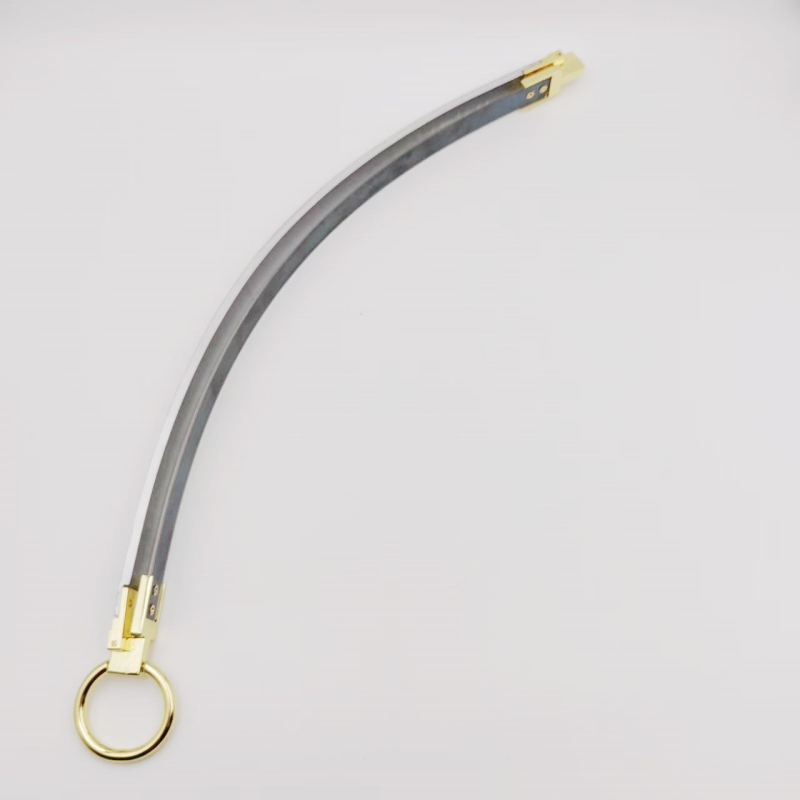 Geantă baguette cu cadru metalic și clips elastic — Primăvara 2025, Unisex, pentru activități în aer liber