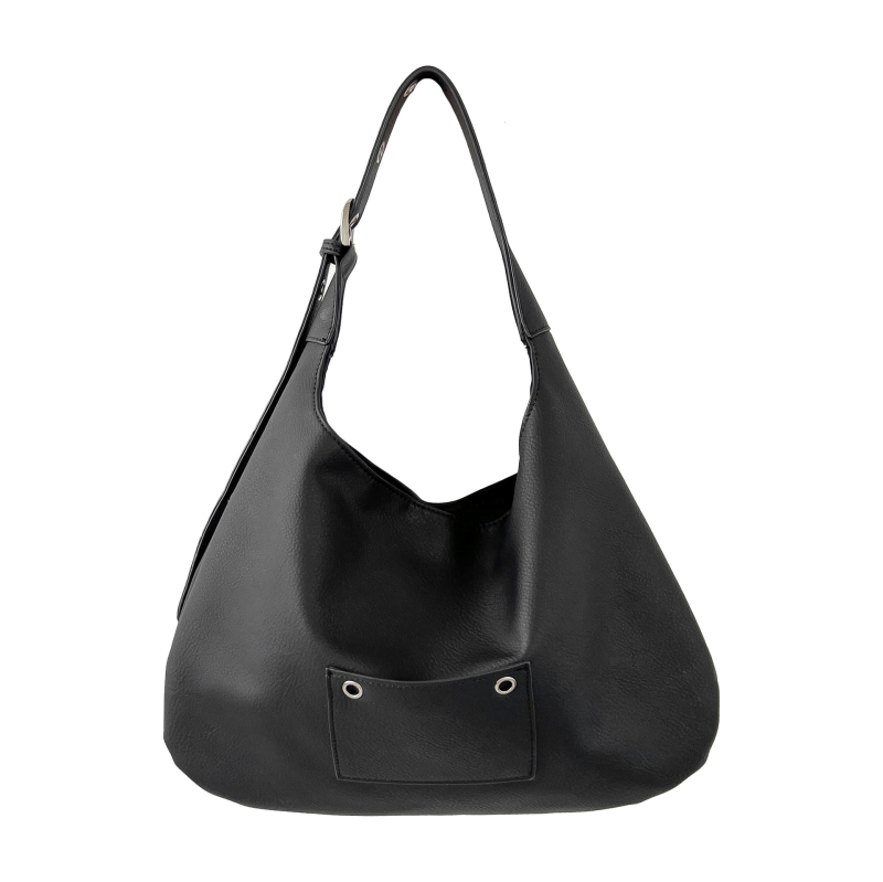 Geantă Tote din PU moale (închidere cu cataramă magnetică; buzunar cu fermoar; buzunar pentru documente)