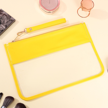 Geantă de tip poșetă din PVC, impermeabilă, capacitate mare, organizator cosmetic multifuncțional