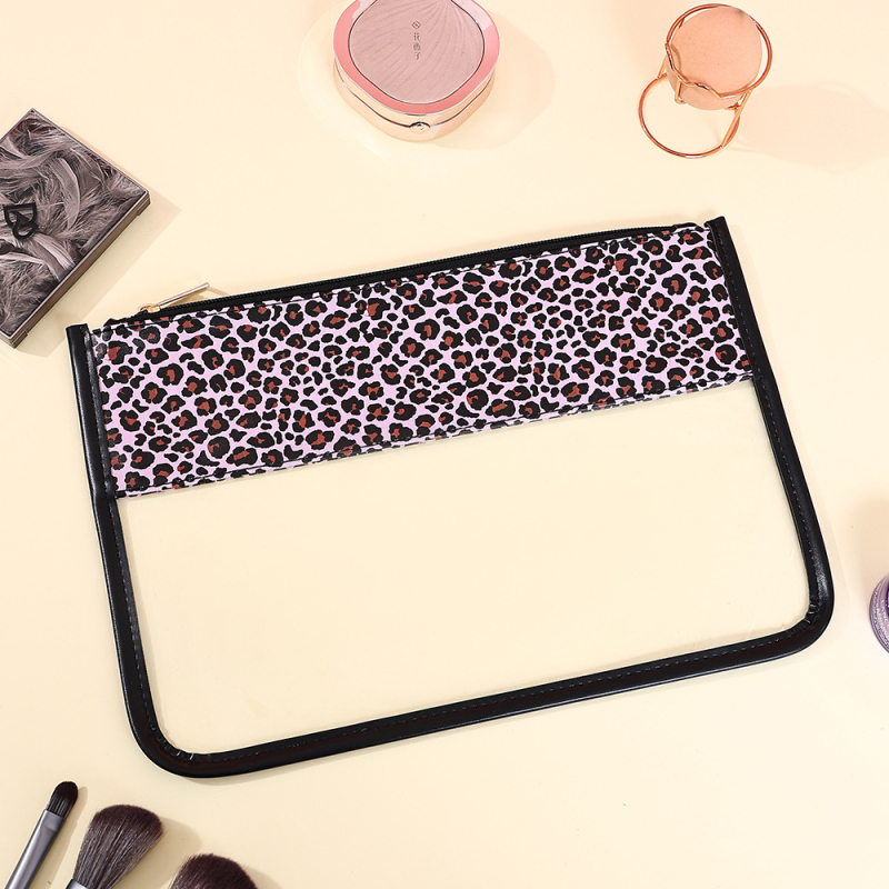 Geantă de tip poșetă din PVC, impermeabilă, capacitate mare, organizator cosmetic multifuncțional