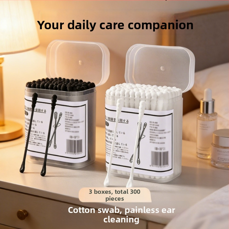 Dvojstranná lyžička na uši, plastová, jednorazová, pre deti, nástroj na čistenie zvukovodu