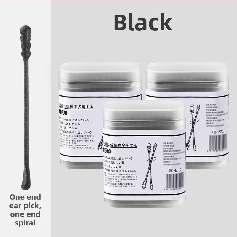 Dvojstranná lyžička na uši, plastová, jednorazová, pre deti, nástroj na čistenie zvukovodu