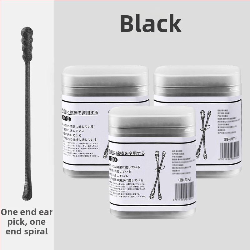 Dvojstranná lyžička na uši, plastová, jednorazová, pre deti, nástroj na čistenie zvukovodu