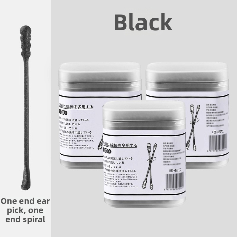 Dvojstranná lyžička na uši, plastová, jednorazová, pre deti, nástroj na čistenie zvukovodu