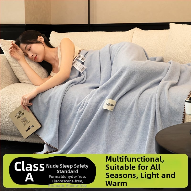 Pătură din cașmir, stil modern minimalist, model monocrom, greutate 500–799 g, calitate premium, potrivit pentru toate sezoanele