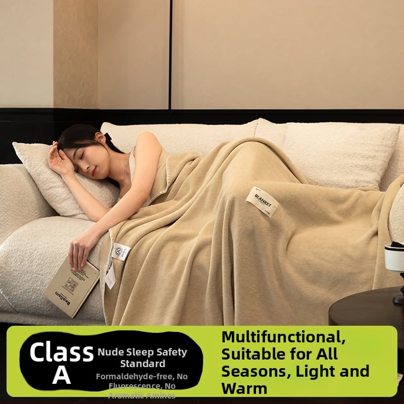 Pătură din cașmir, stil modern minimalist, model monocrom, greutate 500–799 g, calitate premium, potrivit pentru toate sezoanele