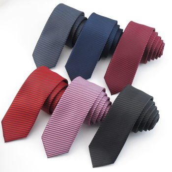 Prugasta kravata od poliester-svilene tkanine, jacquard tkanina, muški, stil strelica, casual
