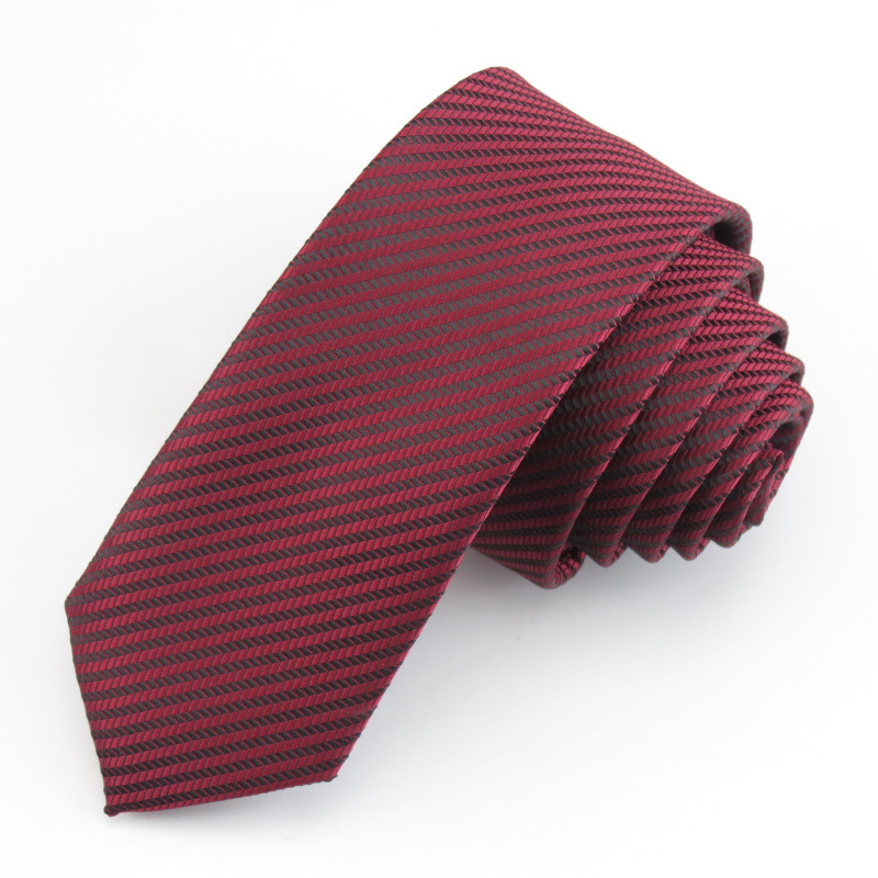 Prugasta kravata od poliester-svilene tkanine, jacquard tkanina, muški, stil strelica, casual