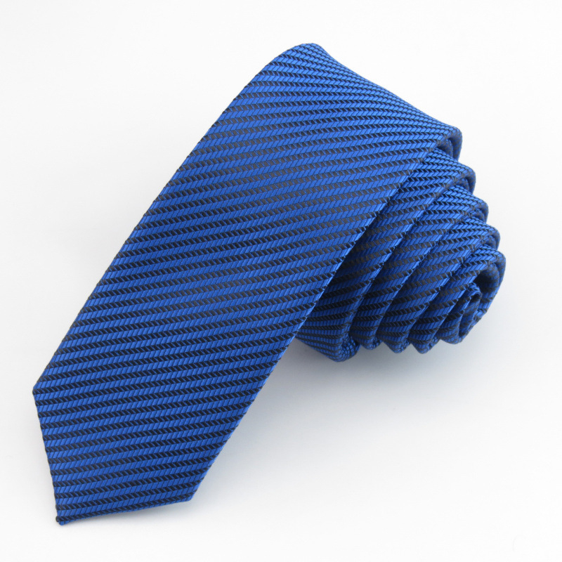 Prugasta kravata od poliester-svilene tkanine, jacquard tkanina, muški, stil strelica, casual