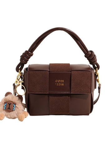 Crossbody torba preko ramena, PU materijal, horizontalni kvadratni oblik, poliester podstava, zatvaranje kapom (prostor za mobitel)