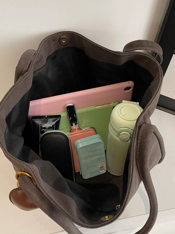 Tote torba Urban Minimalist PU, horizontalni pravokutni oblik, magnetsko zatvaranje, unutarnji džep s ZIP-om