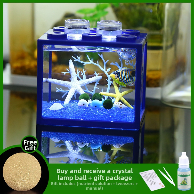 Mini morský akváriový gulička – mikrosvetlý krajina v ekologickej fľaši, DIY diatóm, stolový dekor, darček; Materiál: textil; Spracovanie: flocking; Druh: Turtle back; Výška: Iné; Účel: Svadba