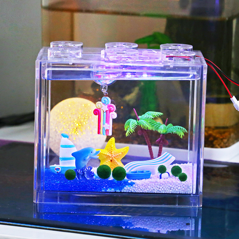 Μίνι μπάλα με φύκια – μικρο-τοπίο σε οικολογικό μπουκάλι, DIY διακόσμηση γραφείου, δώρο; Υλικό: ύφασμα; Τεχνική: φλοκ; Παραλλαγή: Turtle back; Ύψος: Άλλο; Χρήση: Γάμος