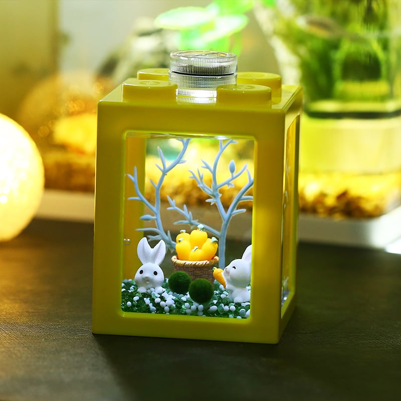 Μίνι μπάλα με φύκια – μικρο-τοπίο σε οικολογικό μπουκάλι, DIY διακόσμηση γραφείου, δώρο; Υλικό: ύφασμα; Τεχνική: φλοκ; Παραλλαγή: Turtle back; Ύψος: Άλλο; Χρήση: Γάμος