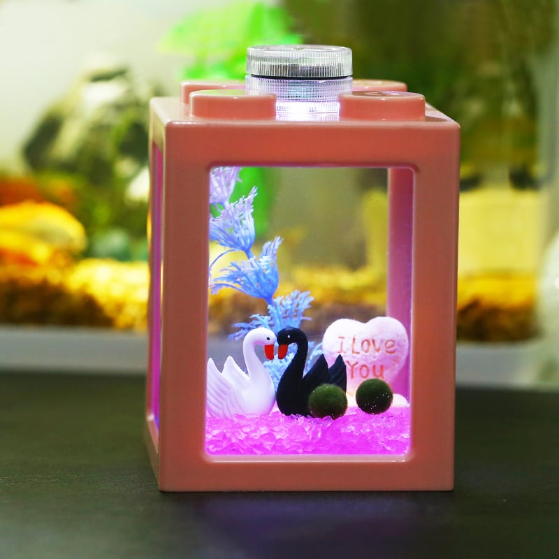 Μίνι μπάλα με φύκια – μικρο-τοπίο σε οικολογικό μπουκάλι, DIY διακόσμηση γραφείου, δώρο; Υλικό: ύφασμα; Τεχνική: φλοκ; Παραλλαγή: Turtle back; Ύψος: Άλλο; Χρήση: Γάμος