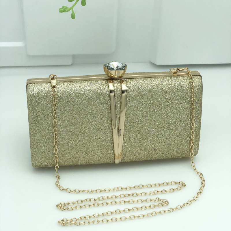 Clutch torba od PVC-a za večernje prigode s poliester podstavom, horizontalni kvadratni oblik, zatvarač, proljeće 2025
