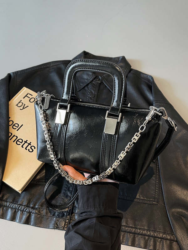 Kaka's House PU Crossbody torba, horizontalni četverokutni oblik, zatvaranje zipom