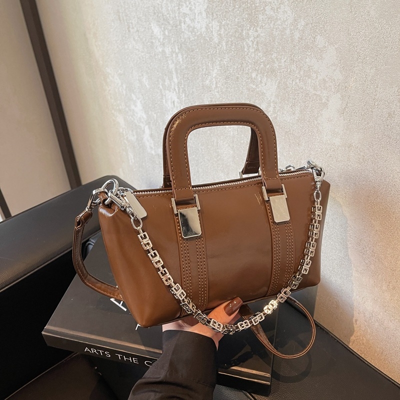 Kaka's House PU Crossbody torba, horizontalni četverokutni oblik, zatvaranje zipom