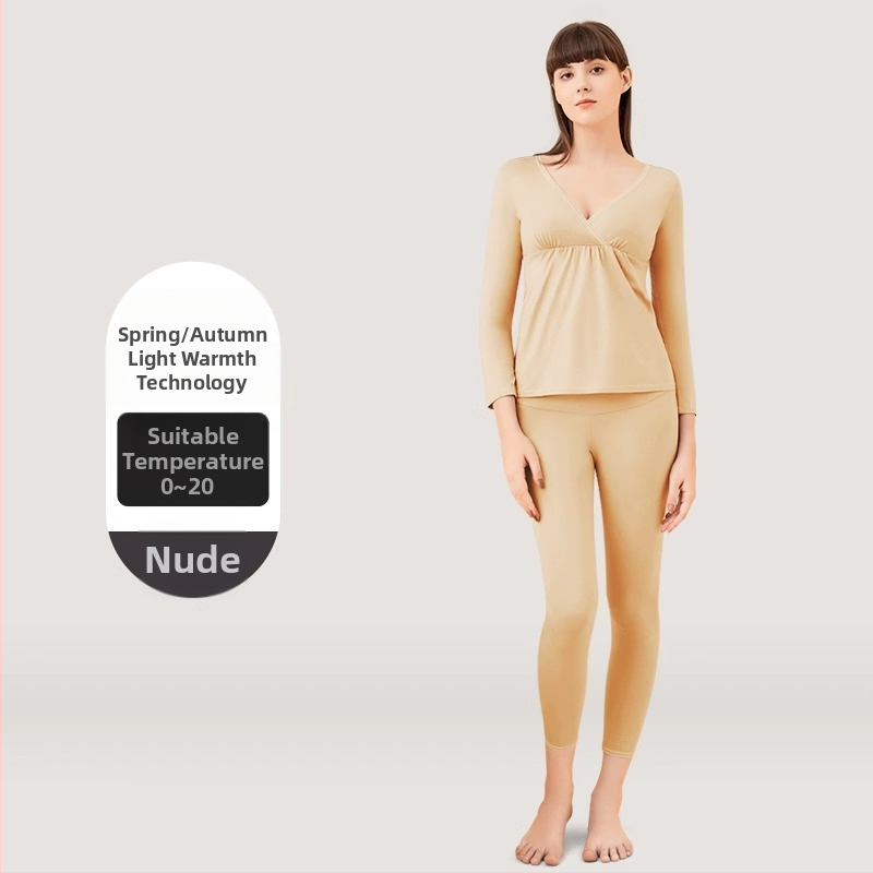 Tehotenský set: Top a nohavice z Modal pre dojčenie, dlhé rukávy, jeseň 2024, 30–50% Modal vlákno