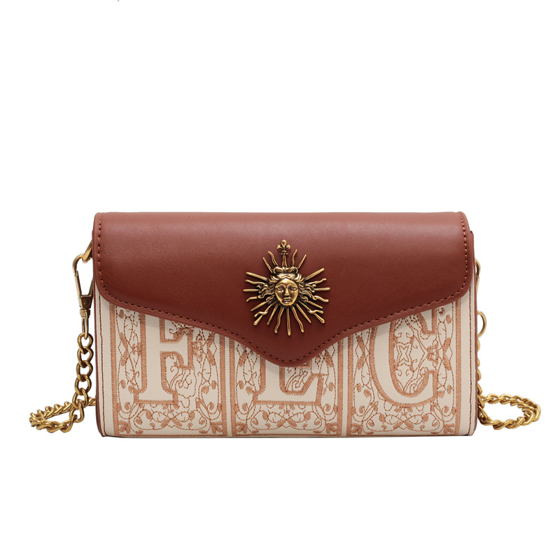 Crossbody torba od PU materijala, ulični stil, horizontalni kvadratni oblik, magnetska kopča, unutarnja džep za telefon