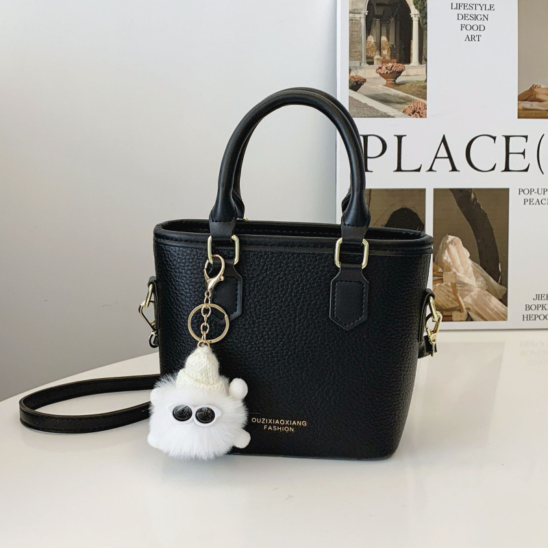 Geantă crossbody din PU, formă orizontală cu pătrat, fermoar, căptușeală poliester, buzunar pentru telefon, curea de umăr, brand Ouzi Baby Elephant