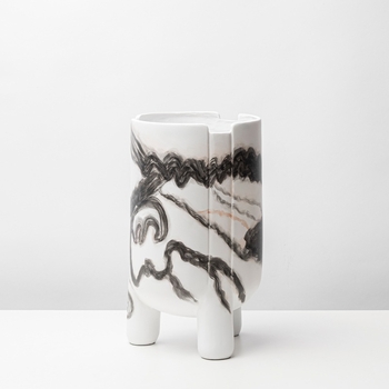 Vază din rășină, stil chinezesc, material: plastic/rășină