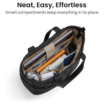 Geantă tote din nylon, căptușeală din poliester, formă orizontală dreptunghiulară, închidere cu fermoar, buzunar interior ascuns cu fermoar, cu o singură curea de umăr