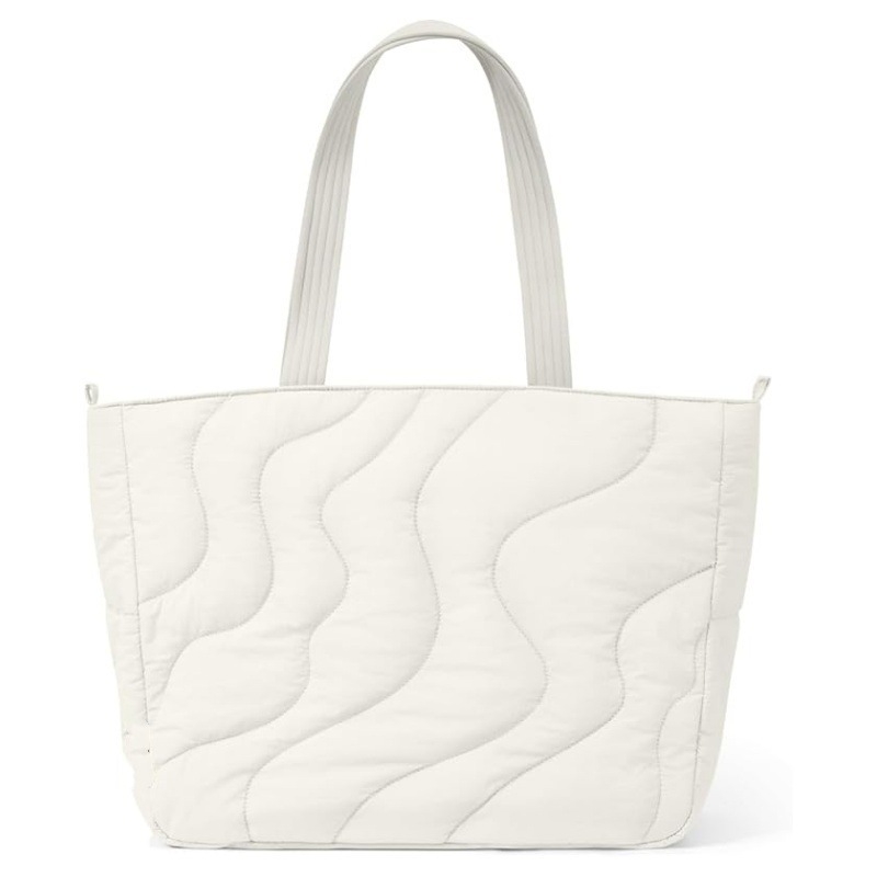 Geantă tote din nylon, căptușeală din poliester, formă orizontală dreptunghiulară, închidere cu fermoar, buzunar interior ascuns cu fermoar, cu o singură curea de umăr